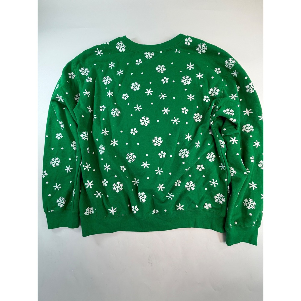 Elf Movie Buddy The Elf I Know Him Light Up Christmas Sweatshirt Green Large - Picture 2 of 6